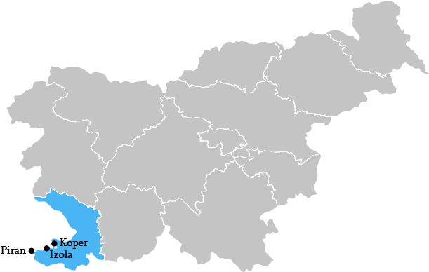 Mapa Eslovenia