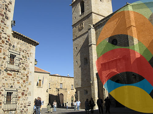 Plaza santa María de Cáceres