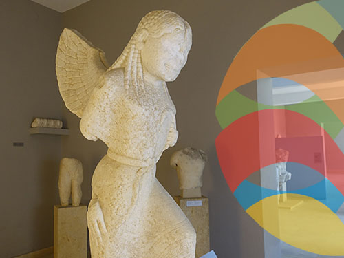 Sala A del museo Arqueológico de Paros
