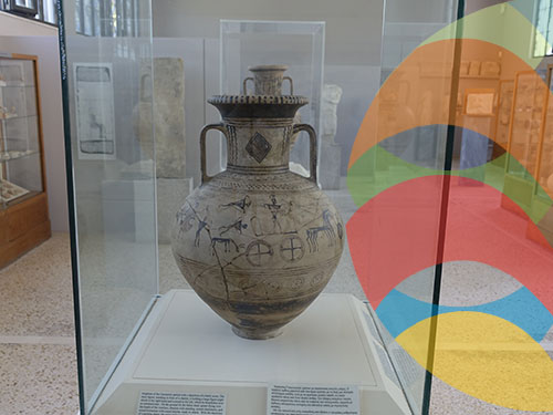 Sala C del museo Arqueológico de Paros